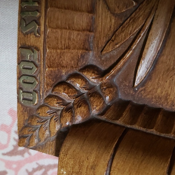 Vintage Burwood GIVE US THIS DAY OUR DAILY BREAD Tray - Picture 5 of 17